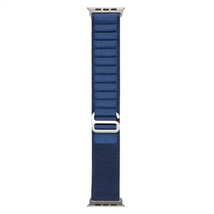 Nylon Alpine Loop band for Apple Watch blue full size 